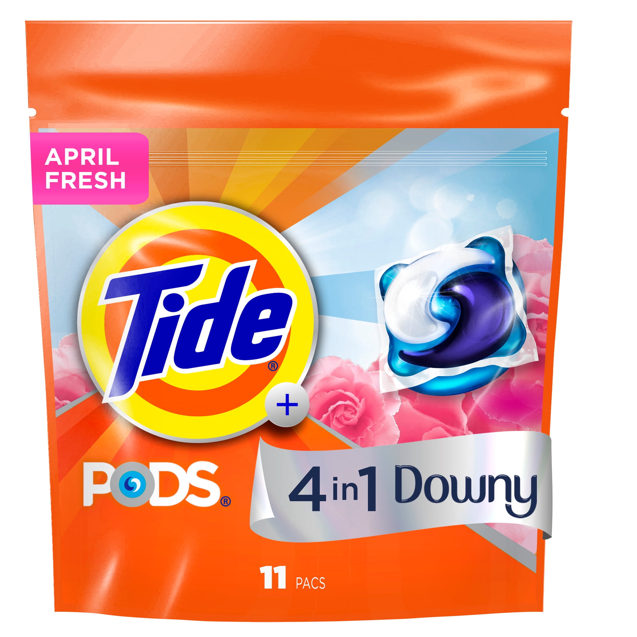 Tide, Laundry Pods, 45 ct, Downy Soft Boosters, April Fresh scent