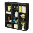 thumbnail image 1 of Intexca 11-Cube Large Modern Bookcase Storage Organizer for Home, Bedroom, Office – Black, Adult& Kids, 1 of 2