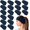 Navy Blue, variant on 24 count Fleece Ear Warmer Headband Bulk Winter Ear Muffs for Men Women Cold Weather Running Cycling