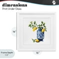thumbnail image 4 of Stupell Industries Farmhouse Ornate Lemon Treasures White Framed Print Under Glass, 16 x 16, by Svetlana Aleynikova, 4 of 8