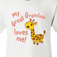 thumbnail image 4 of Inktastic My Great Grandma Loves Me- Cute Giraffe Youth T-Shirt, 4 of 5