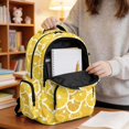 thumbnail image 5 of DISNIMO Lemon Cat Print Large Capacity School Backpack with Multi Compartments & Side Pockets, Durable Bookbag for Elementary & Middle School Students Daily Use Travel, 5 of 7