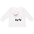 thumbnail image 3 of Inktastic Cute White Lamb Boys or Girls Long Sleeve Toddler T-Shirt, 3 of 5