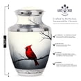 thumbnail image 7 of Cardinal Bird Urn For Human Ashes Adult Man - Cardinal Bird Funeral Urns for Human Ashes Adult Women - Cremation Urns - 6inch, Medium Size with Velvet Bag - 1pcs, Decorative Urn, Ash Container, 7 of 7