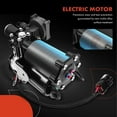 thumbnail image 2 of A-Premium Air Suspension Compressor Pump Compatible with Land Rover Range Rover 2003 2004 2005 V8 4.4L Petrol, 2 of 8