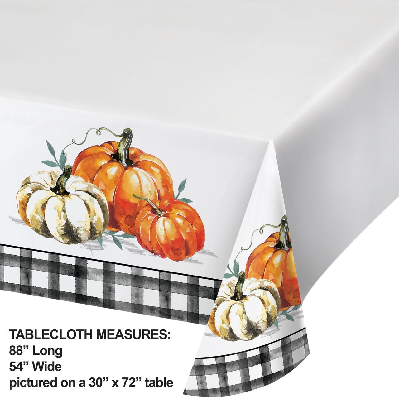 NEW CELEBRATE THANKSGIVING ACTIVITY/COLOR PAPER TABLECLOTH 54X88 FUN FOR  KIDS