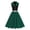 Green, variant on Qiopertar Women's Retro Polka Dot Print Dress Wedding Guest Cocktail Party Sleeveless Round Neck A-Line Floral Casual Elegant Dress, Blue S