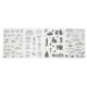 thumbnail image 1 of Sellos Transparentes, Impresión En Relieve Transparente Multifuncional Para Manualidades De álbumes De Recortes De Bricolaje ANGGREK Clear Stamps, 1 of 8