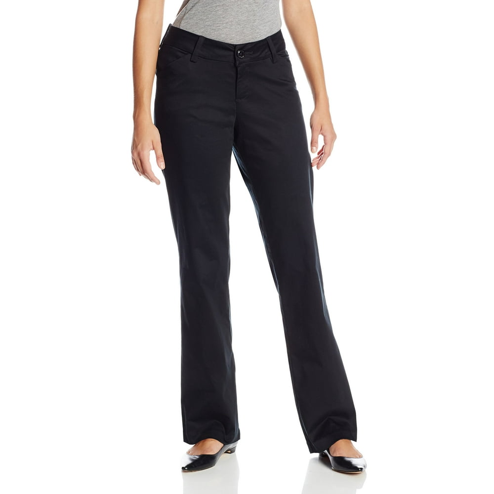 Lee - Lee Womens Petite Curvy Fit No Gap Waistband Pants - Walmart.com ...