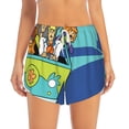 thumbnail image 4 of Lsque Scooby-Doo Printed Women's Running Shorts with Liner Pockets,Elastic Quick Dry Workout Athletic Gym Yoga Shorts,Womens High Waist Shorts-Small, 4 of 9