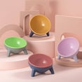 thumbnail image 4 of Raised for Cat Bowls for Indoor Cats Protect Pet's Spine Single Bowls 15° 4 Opti, 4 of 11
