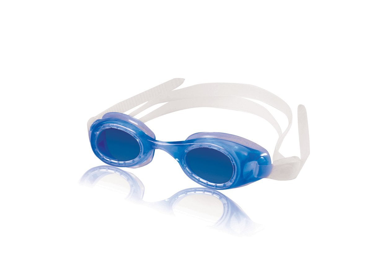 Speedo Kids Hydrospex Swim-Swimming Youth Goggles PVC Frame Silicone Strap Blue by Speedo