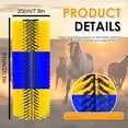 thumbnail image 5 of 4 Pcs Livestock Scratching Brushes, Upgraded Anti-Itch Relief for Cow, Horse, Goat - Screws Included for Easy Setup (Yellow), 5 of 9
