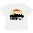 thumbnail image 3 of Inktastic Boston Massachusetts Skyline Sunset Boys or Girls Toddler T-Shirt, 3 of 5