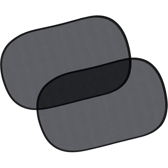 EcoNour Car Side Window Shades for Baby (2 Pack) | 18S Premium Static Cling Sunshade for Kids | UV & Sun Glare Protection | Easy Install Car Window Shade | Large 21" x 14"