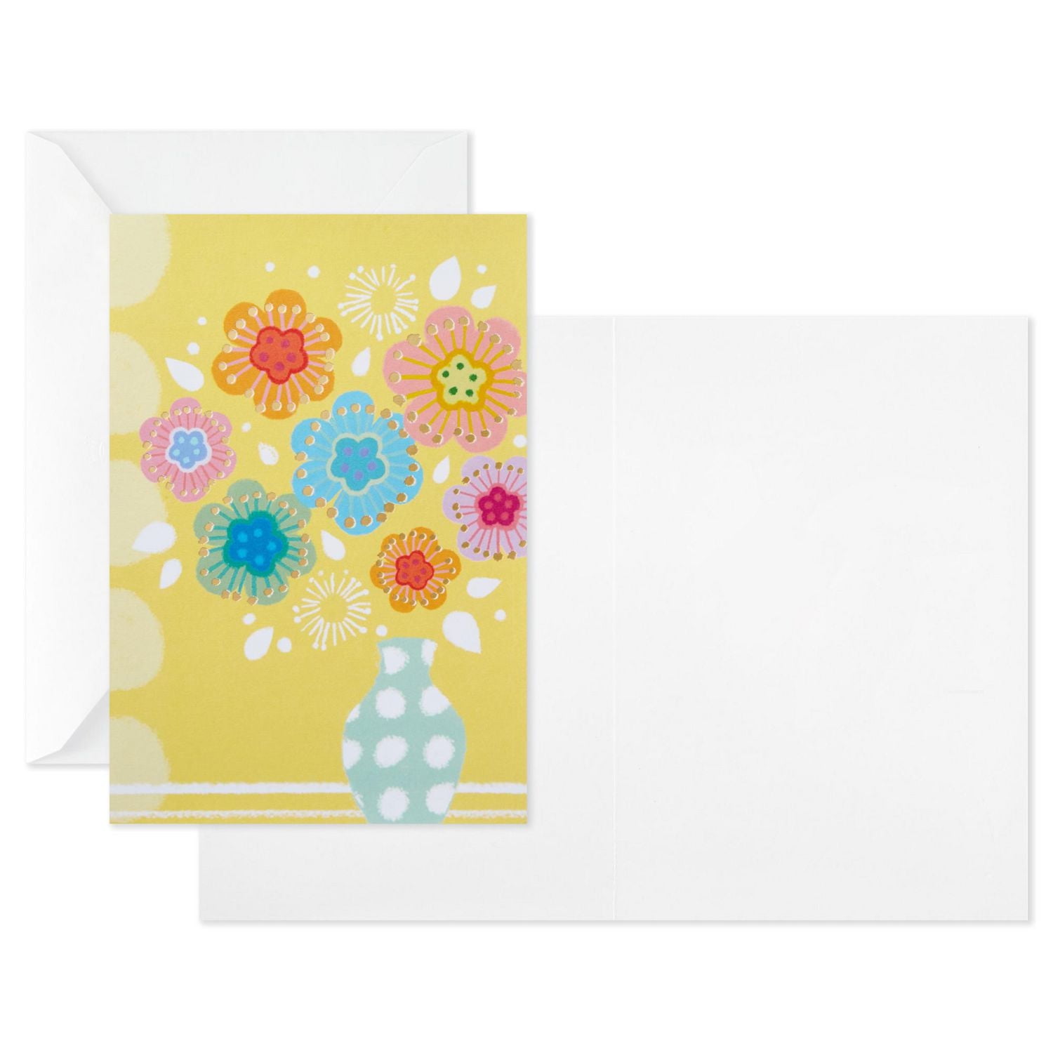 Hallmark Assorted Greeting Cards Set, Fun Designs (12 Blank Cards and Envelopes)