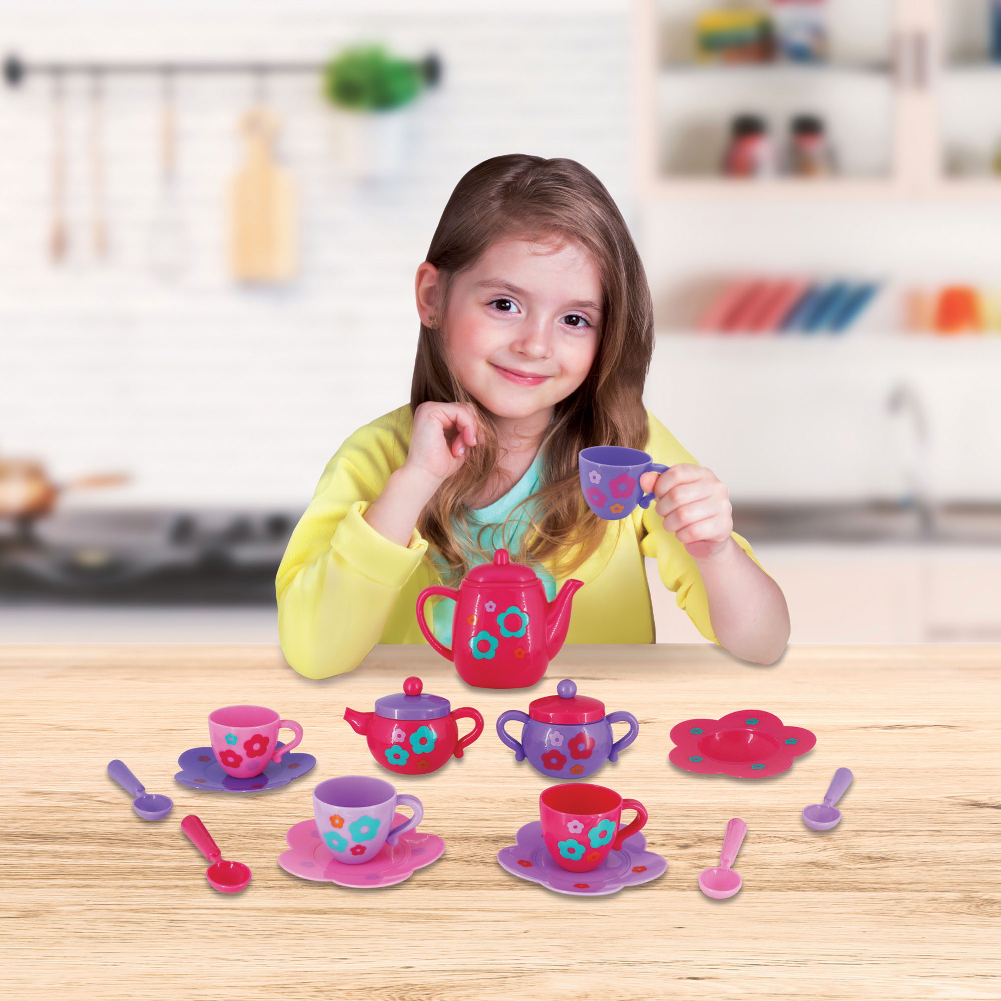 Kid Connection 18-Piece Tea Play Set - image 4 of 5