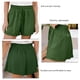 thumbnail image 4 of Pantalones cortos de cintura alta, pantalones cortos de pierna ancha para mujer, pantalones cortos de cintura elástica, pantalones cortos con cordón diseñados para profesionales, 4 of 5