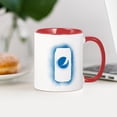 thumbnail image 3 of CafePress - Pepsi Can Outline - 11 oz Ceramic Mug - Novelty Coffee Tea Cup, 3 of 4
