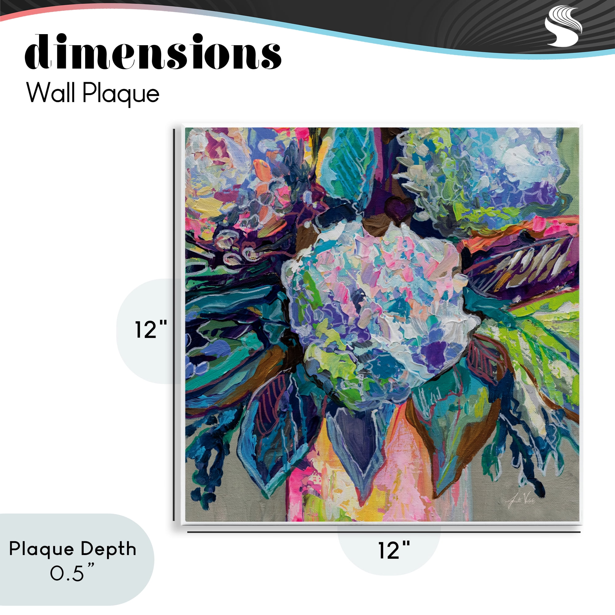 Stupell Industries Love That Gives Bouquet Wall Plaque Art, design by Jeanette Vertentes