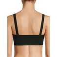 thumbnail image 2 of No Boundaries Juniors' Seamless Square Neck Ribbed Bralette, 2 of 3
