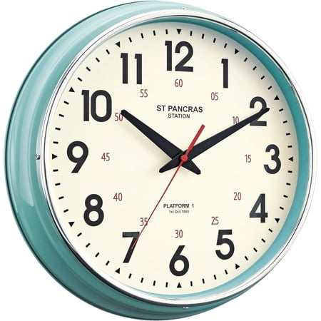 Wall Clock Metal 12 . 4 " Vintage Retro Wall Clocks Countryside Style Silent Non Ticking Easy to Read for Wall Clock Metal 12 . 4 Vintage Retro Wall Clocks Countryside Style Silent Non Ticking Easy to Read