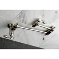 thumbnail image 2 of Kingston Brass KS3106TAL Tudor Wall Mount Pot Filler Faucet, Polished Nickel, 2 of 8