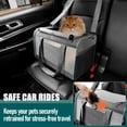 thumbnail image 7 of Pet Carrier for Large Cats 20 lbs+ / Soft Sided Small Dog Travel Carriers Top Load/Collapsible Carrier Bag for Big Cat / 2 Kittens Sturdy Transport Carriers Long Trips/Medium Cats 15 pounds, 7 of 7
