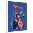 thumbnail image 4 of Kate and Laurel Framed Canvas Wall Art Print 'Christmas Dogs Love' by Rachel Lee, 18 x 24 Sylvie White Frame, Whimsical, Abstract Art for Wall Decor, 4 of 8