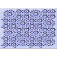 thumbnail image 1 of Ahgly Company Machine Washable Indoor Rectangle Transitional Slate Blue Area Rugs, 5' x 8', 1 of 7