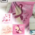 Stay Warm And Support A Cause With Our Cancer Awareness Print Blanket