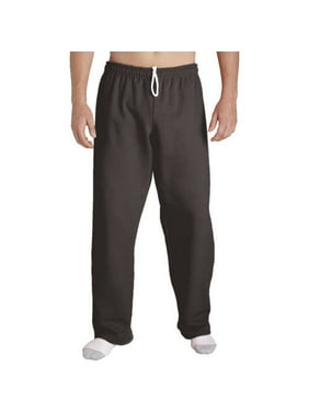Gildan Big Men's Open Bottom Jersey Pant with Pocket, 2XL