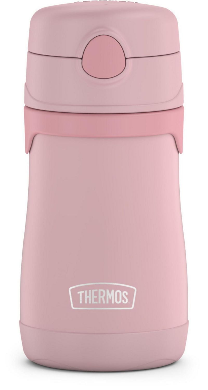Thermos Baby Vacuum Insulated  Stainless Steel 10 Oz Straw Bottle, 10 Oz Bottle