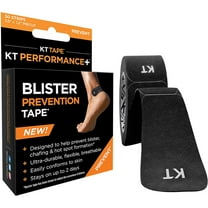 KT Tape Precut 3.5" Perfomance Blister Prevention Tape - 30 Strips - Black