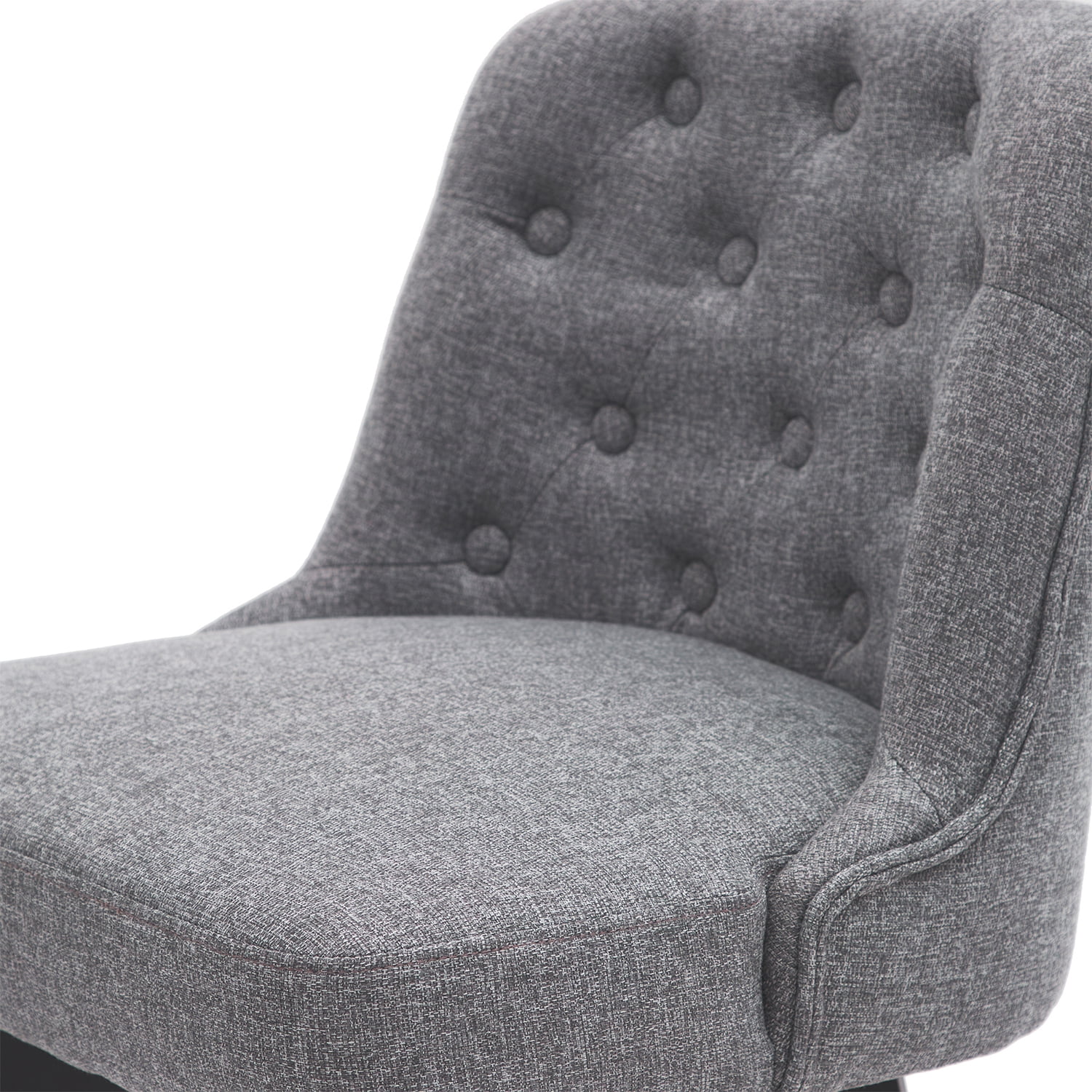 MINCETA Bar Stools,30" 360 Free Swivel Upholstered Bar Stool with Back-Performance Fabric in Gray