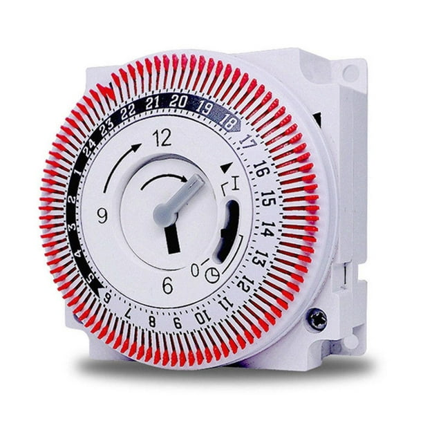Mechanical 24 Hours Timer Switch Industrial Timing Device Panel Switch