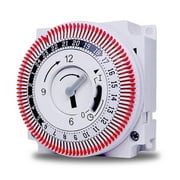 Mechanical 24 Hours Timer Switch Industrial Timing Device Panel Switch Protect