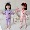 thumbnail image 4 of Ropa interior térmica Sanrioed para niños, pantalones de Anime Kuromi My Melody, pijamas para el hogar, ropa de dormir para niñas, regalo de otoño, nuevo, 4 of 4