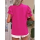 thumbnail image 5 of Tops de Verano para Mujer Rosa Rojo S, 5 of 8