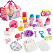 Mommy & Me Baby Doll Care Set - with 30 Accessories in Bag