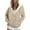 Khaki, variant on HAiming Womens Fleece Lined Zip up Hoodie Jacket Casual Long Sleeve Soft Warm Hooded Sweatshirt Coat