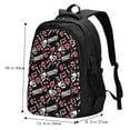 thumbnail image 5 of Daiia Vintage Skull Casino Pattern USB Charging Backpack for Men and Women, Anti-Theft Backpack,Travel Backpack,School Backpack,College Backpack,Laptop Backpack, 5 of 7