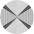 thumbnail image 1 of Ahgly Company Machine Washable Indoor Square Transitional Gray Area Rugs, 3' Square, 1 of 7
