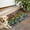 White-238, variant on Bohemian Retro Floral Non-Slip Entryway Door Mat,Boho Indoor Decor Durable Low Plush Door Mat,Washable Welcome Rug for Patio Hallway Home Decor 20x32 Inches