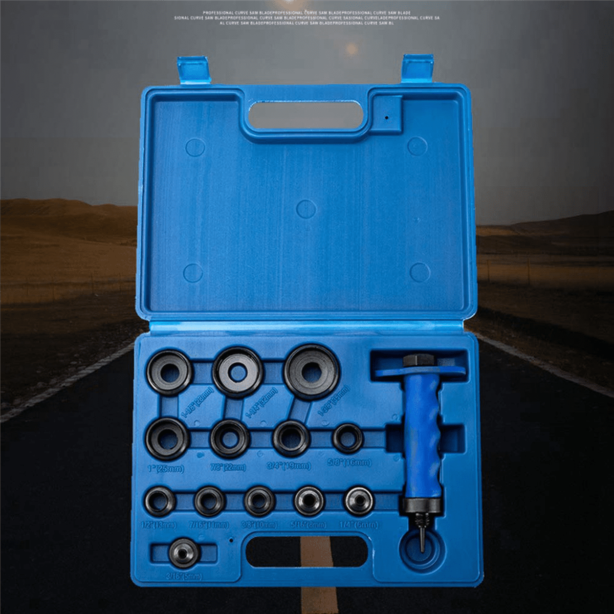 28Pcs Hollow Punch Set DIY Leather Craft Belt Punching Tool with Plastic Box DIY Leather Craft Household Tool 5mm-35mm