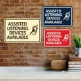 thumbnail image 4 of Signs ByLITA Classic Framed Assisted Listening Devices Available Sign (Brushed Silver) - Large, 4 of 8