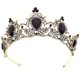 thumbnail image 1 of 1pc Vintage Crown Headdress Hair Band Headband Crystal Alloy with Diamond Crown, 1 of 4