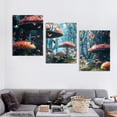thumbnail image 4 of Ullo0ord Mushrooms s Kit for Adults, Modern Aesthetic on Canvas, Abstract Art Digital Kits Suitable for Home Wall Decoration Gift 12x16x3pcs, 4 of 6