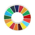 thumbnail image 1 of 17 Couleurs Badge Épingle Objectifs de Développement Durable des Nations Unies, 1 Paquet, 1 of 3