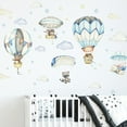 thumbnail image 3 of Pegatina de pared Globo de aire caliente BLESIY Mural PVC estilo A, 3 of 8